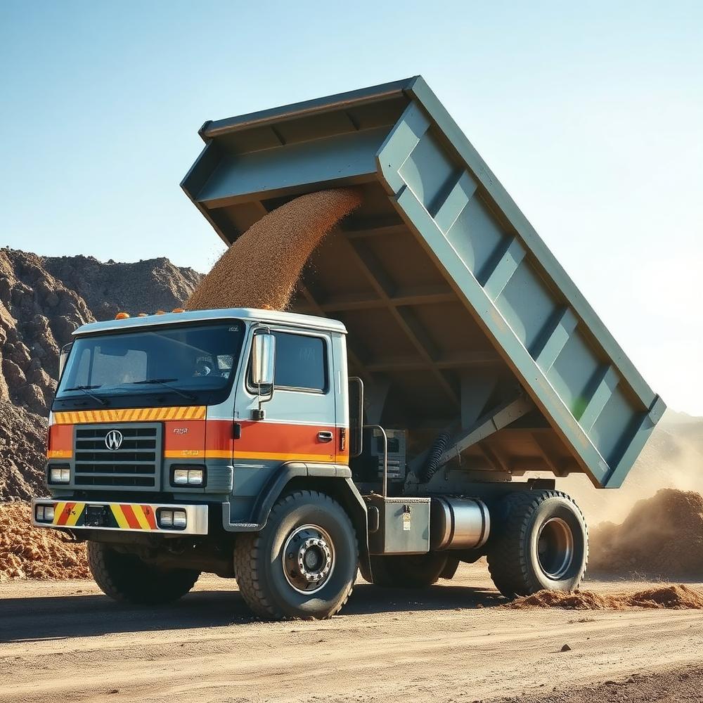 Side tipper discharge operation