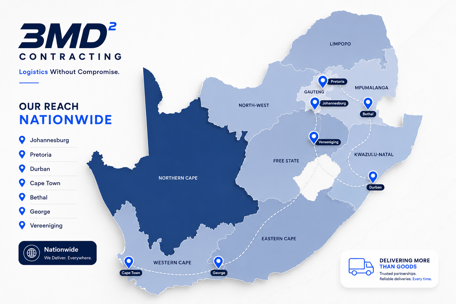 3MD² Contracting transport routes across South Africa